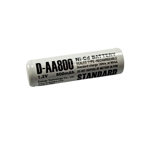 Аккумулятор ET D-AA800 14.5*48.5, 1.2В, 800мАч, Ni-CD (1/50/600)