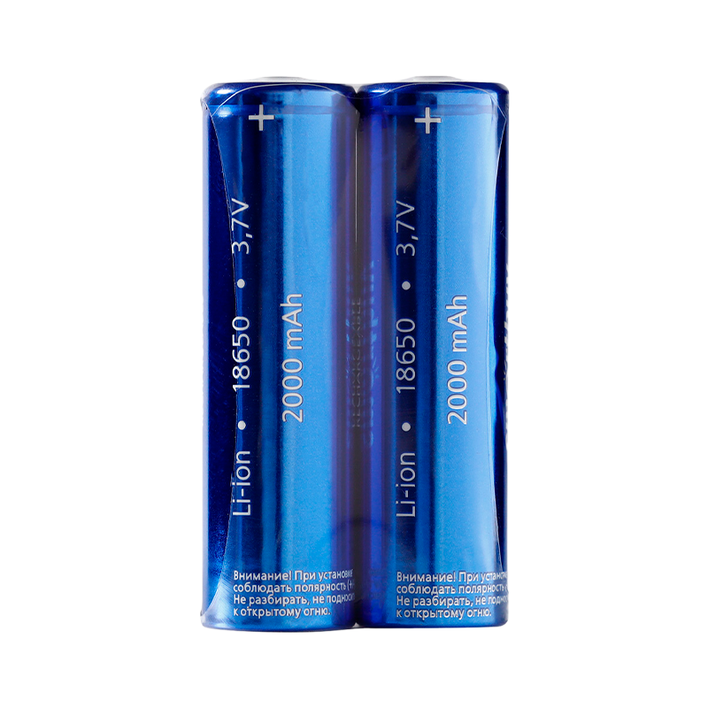 Аккумулятор Li-ion Smartbuy 18650 Shrink 2 2000mAh без защиты (2/50/400)