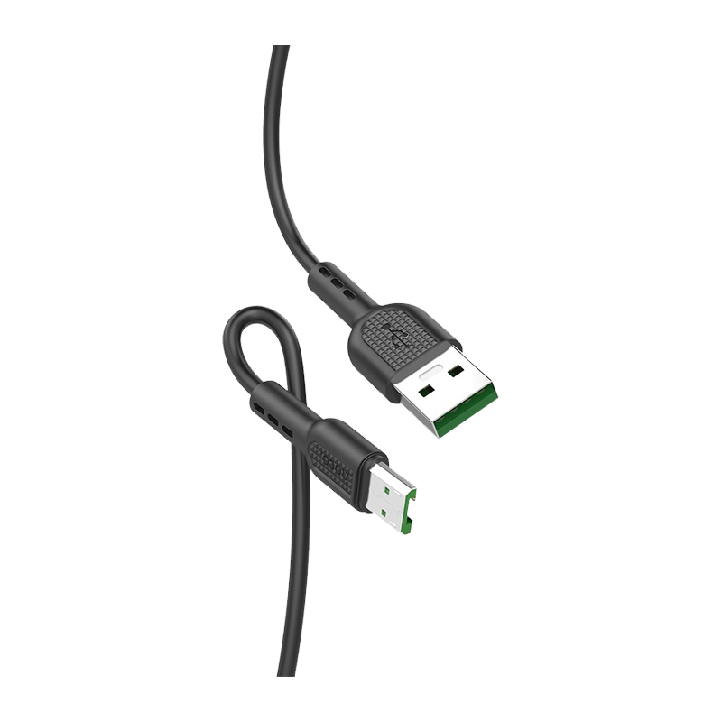 Кабель HOCO X33 USB (m)-microUSB (m) 1.0м 4.0A ПВХ черный (1/33/330)