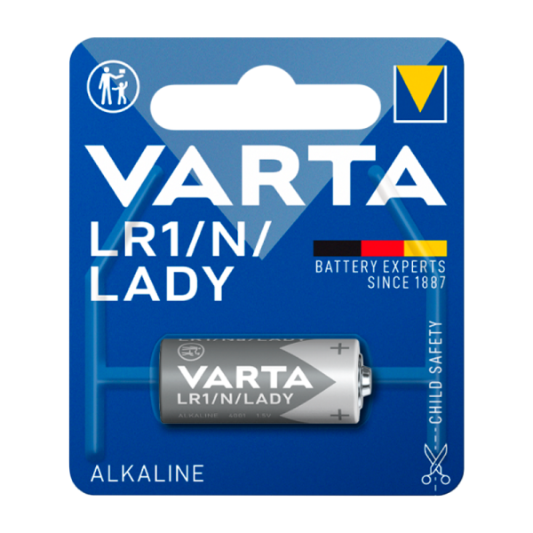 Батарейка Varta ELECTRONICS LR1 N BL1 Alkaline 1.5V (4001) (1/10/100)
