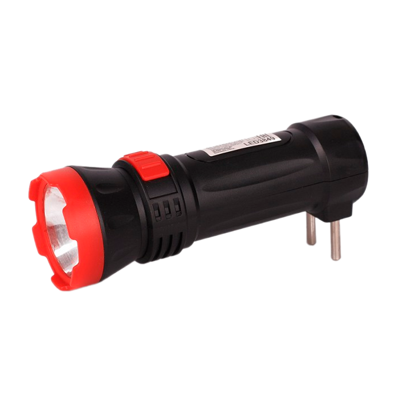 Фонарь туристический Ultraflash LED3849 4W 1LED от аккумулятора IPX4 прямая подзарядка черный желтый