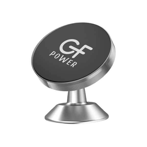 Держатель автомобильный GFPower CH-05 клеевая основа поворотный магнит серебряный (1/300)