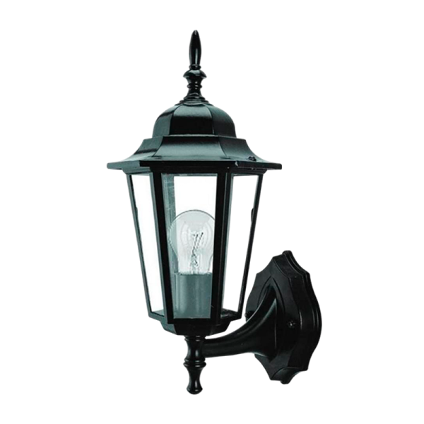 Светильник садово-парковый Camelion 4101 60W 230V E27 IP44 настенный черный (1/10)