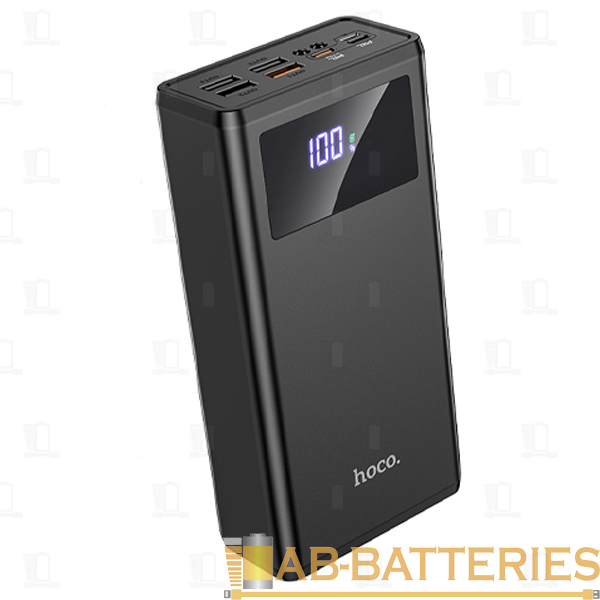 Внешний аккумулятор HOCO J78A 40000mAh 3.0A 4USB/Lightning/Type-C черный (1/18)