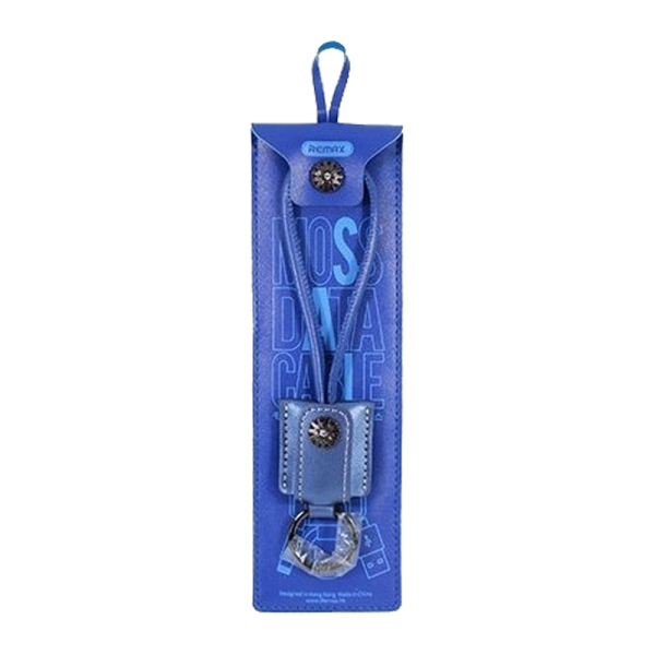 USB кабель REMAX Moss (Micro) RC-079M Синий (0.3M, 2.1A)