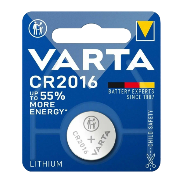 Батарейка Varta ELECTRONICS CR2016 BL1 Lithium 3V (6016) (1/10/100)