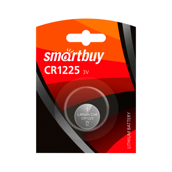 Батарейка Smartbuy CR1225 BL1 Lithium 3V (1/12/720)