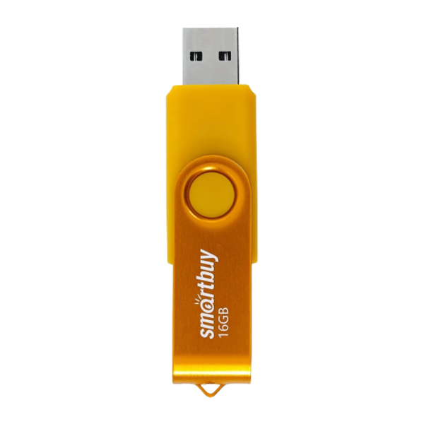 Флеш-накопитель Smartbuy Twist 16GB USB2.0 пластик желтый