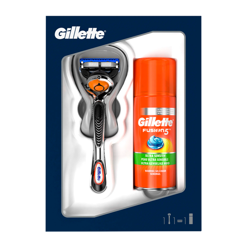Набор Fusion Proglide Flexball (Cтанок + 1 кассета&nbsp;&nbsp;+ Гель д/бр 75мл )