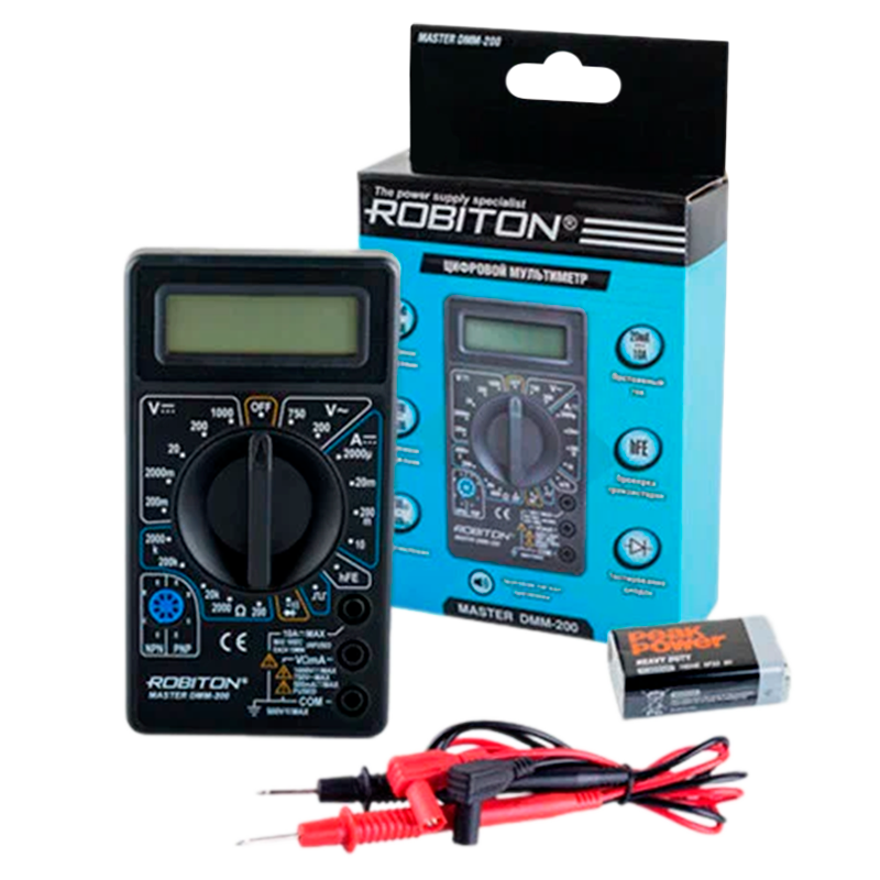 Мультиметр ROBITON MASTER DMM-200 BL1 (1/100)