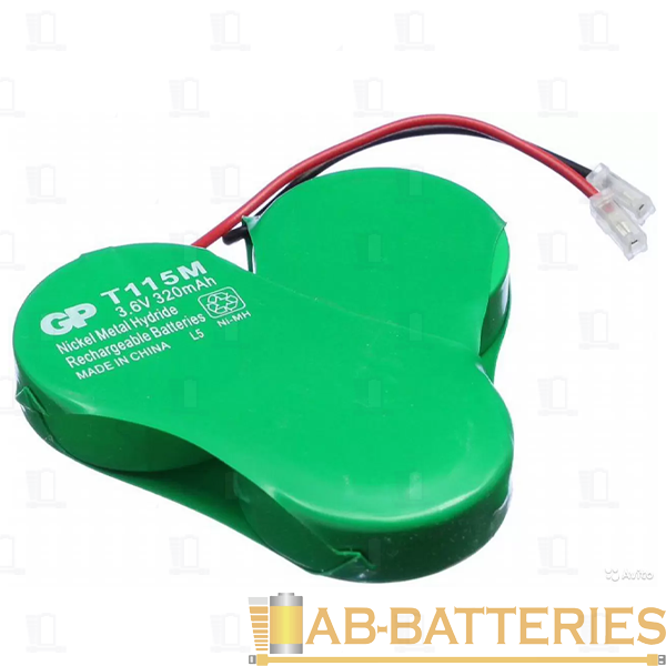 Аккумулятор для радиотелефонов GP T115M BL1 NI-CD 320mAh (1/10/200)