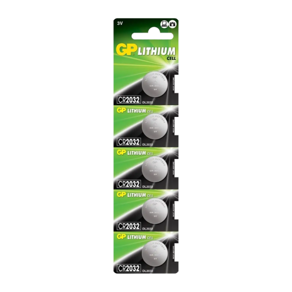 Батарейка GP CR2032 BL5 Lithium 3V (5/100/2000) R