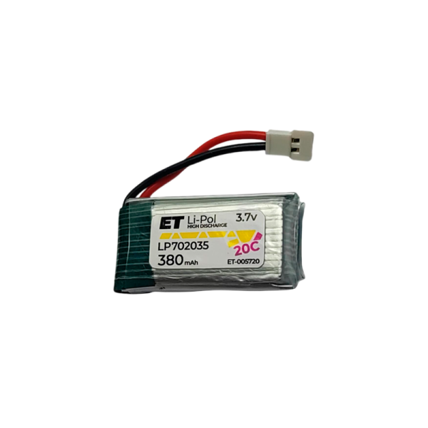 Аккумулятор ET LP702035-20CM Li-Pol, 3.7В, 380мАч (1/20)