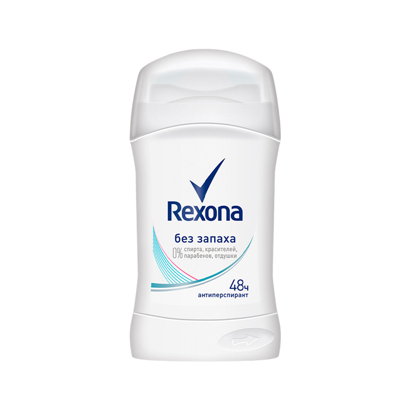 Дезодорант женский Rexona Без запаха стик 45мл (1/6)