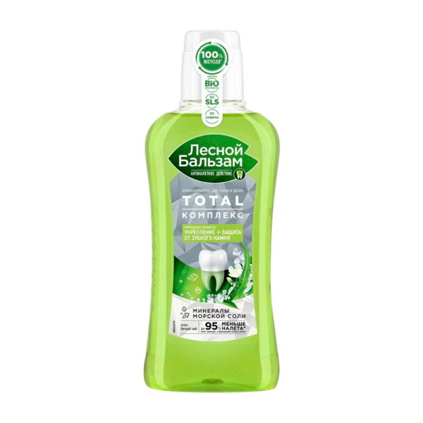Ополаскиватель Лесной Бальзам Природная свежесть (Алоэ Вера,Белый чай) 400мл (1/12)