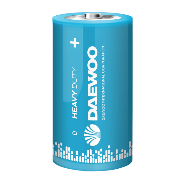 Батарейка Daewoo R20 D BL2 Heavy Duty 1.5V (2/12/96)