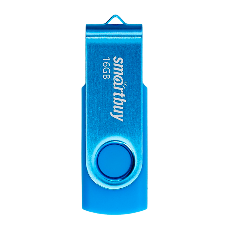 Флеш-накопитель Smartbuy Twist 16GB USB2.0 пластик синий