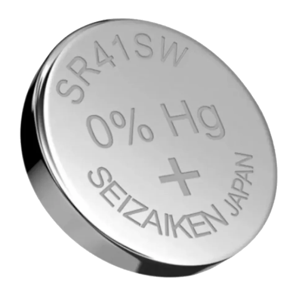 Батарейка SEIZAIKEN 384 (SR41SW) Silver Oxide 1.55V (1/10/100/1000)