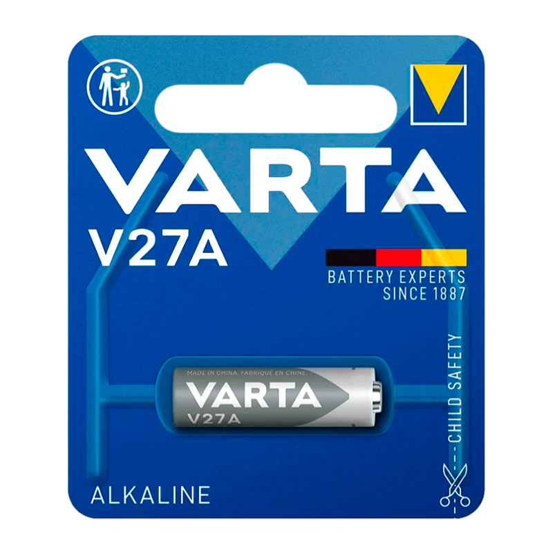 Батарейка Varta ELECTRONICS LR27/A27/MN27 BL1 Alkaline 12V (4227) (1/10/100)