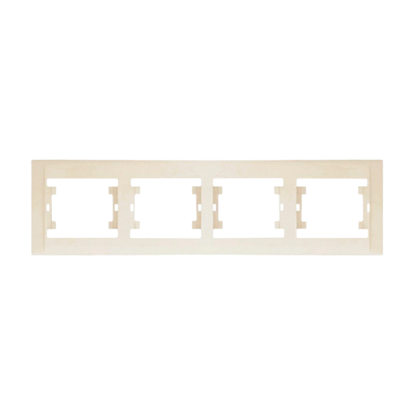 Рамка Makel Defne 4пост. кремовый 42010704 (1/25)