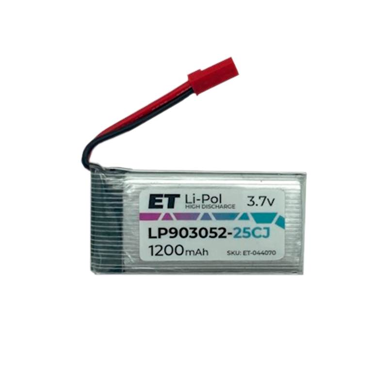 Аккумулятор ET LP903052-20C Li-Pol, 3.7В, 1200мАч (1/20)