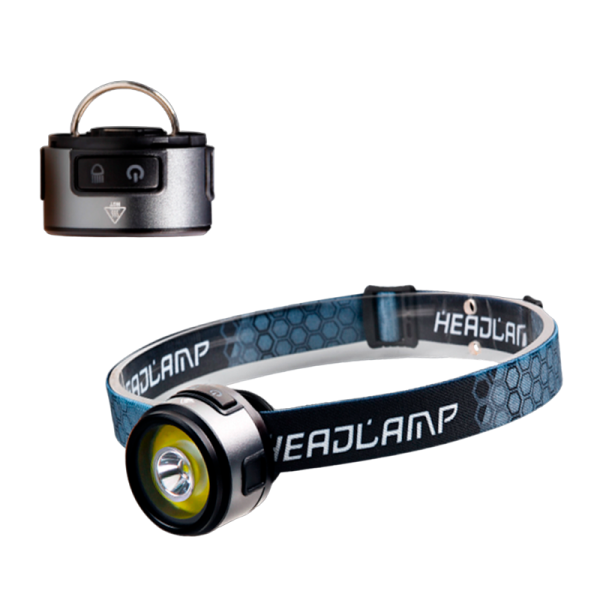 Фонарь налобный Без бренда T040(XPG-COB) черный