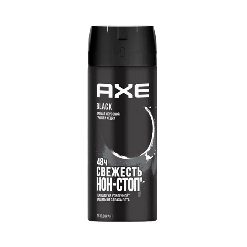 Дезодорант мужской AXE BLACK спрей 150мл ENG (1/6)