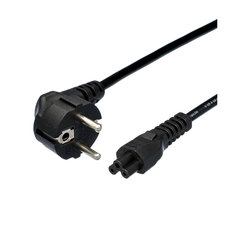 Кабель питания GoPower евровилка CEE 7/7-IEC 320 C5 1.8м ПВХ 0.75мм черный (1/10/160)