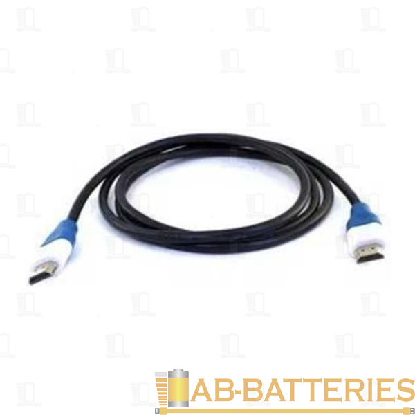 Кабель Smartbuy К-252 HDMI (m)-HDMI (m) 5.0м силикон ver.1.4 стаб.напр. черный (1/12)