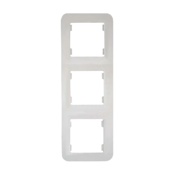 Рамка Makel Lillium 3пост. вертикальная 71033 (1/20)