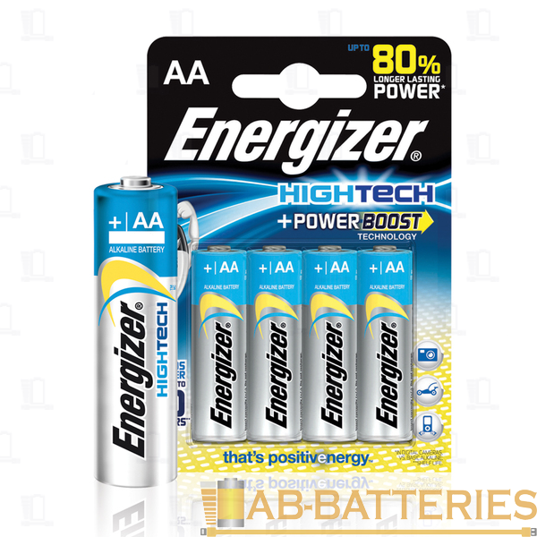 Батарейка Energizer HIGHTECH LR6 AA BL4 Alkaline 1.5V (4/48)
