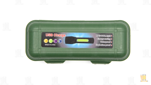 Фонарь универсальный Без бренда 526 COB от аккумулятора 2 режима черный