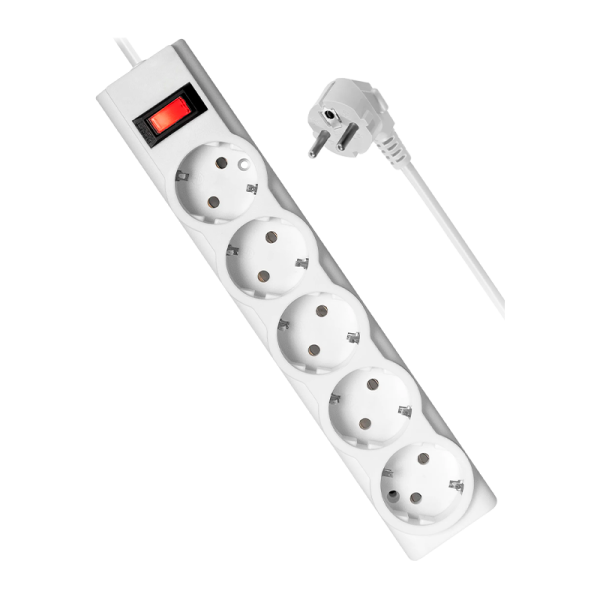 Сетевой фильтр Defender ILS 353 5р.С/З 10A 125 Дж 3.0м белый (1/30)