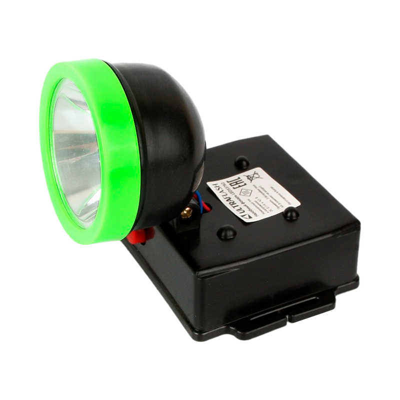 Фонарь налобный Ultraflash LED53762 0.5W 1LED от батареек черный зеленый (1/200)