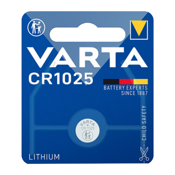 Батарейка Varta ELECTRONICS CR1025 BL1 Lithium 3V (1/10/100)