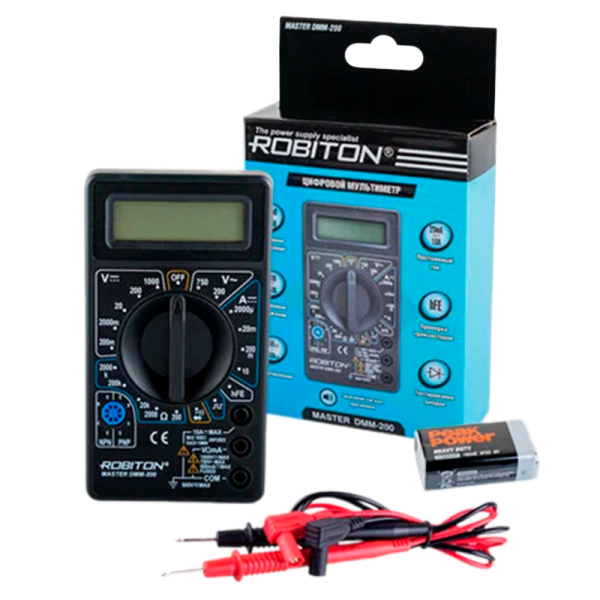 Мультиметр ROBITON MASTER DMM-200 BL1 (1/100)