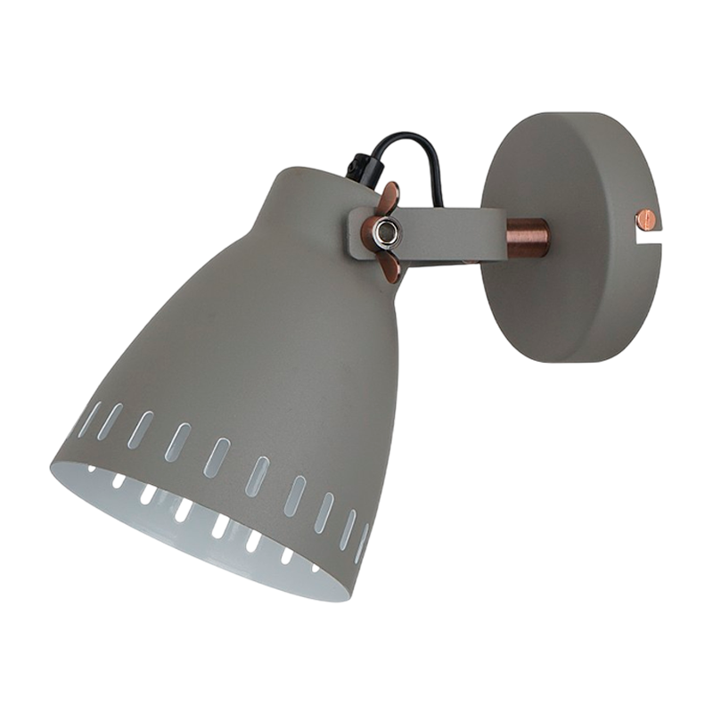 Светильник настенный Camelion WML-428-1 40W 230V 1LED серый
