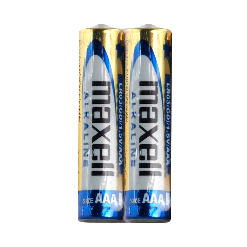 Батарейка Maxell LR03 AAA Shrink 2 Alkaline 1.5V (2/40/800)