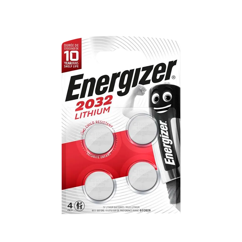 Батарейка Energizer CR2032 BL4 Lithium 3V (4/40/560)