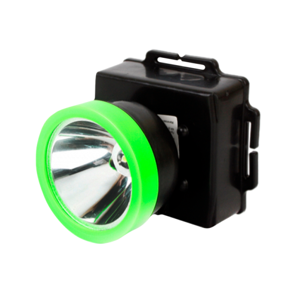 Фонарь налобный Ultraflash LED53762 0.5W 1LED от батареек черный зеленый (1/200)