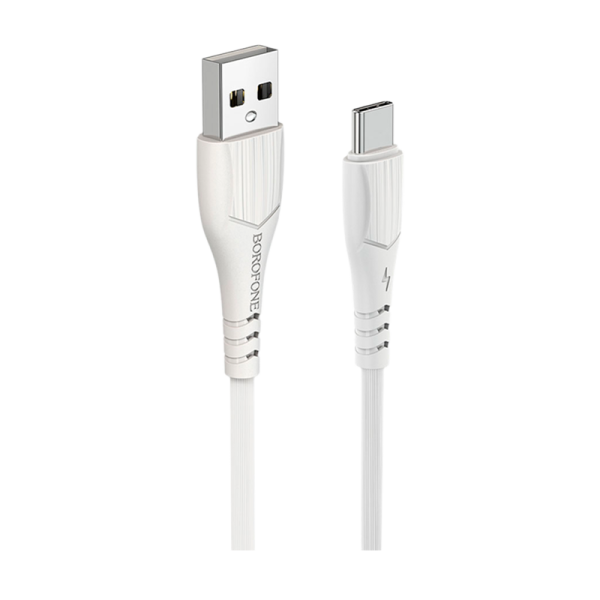 Кабель Borofone BX37 USB (m)-Type-C (m) 1.0м 3.0A ПВХ белый (1/360)