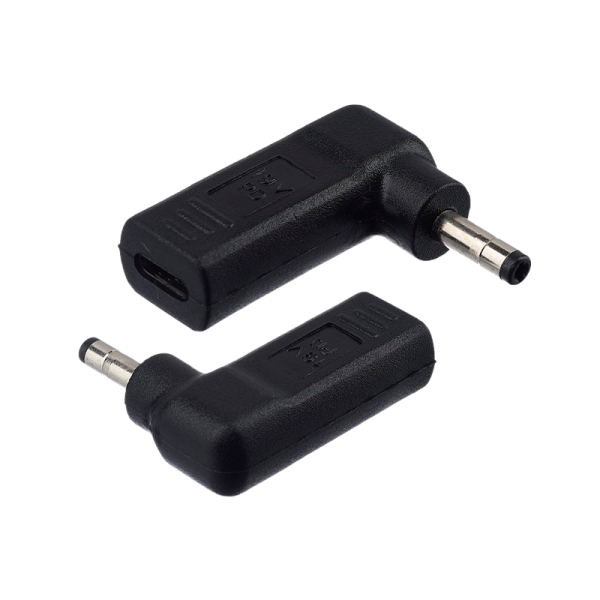 Адаптер GoPower Type-C (m)-4.0x1.7mm (m) черный
