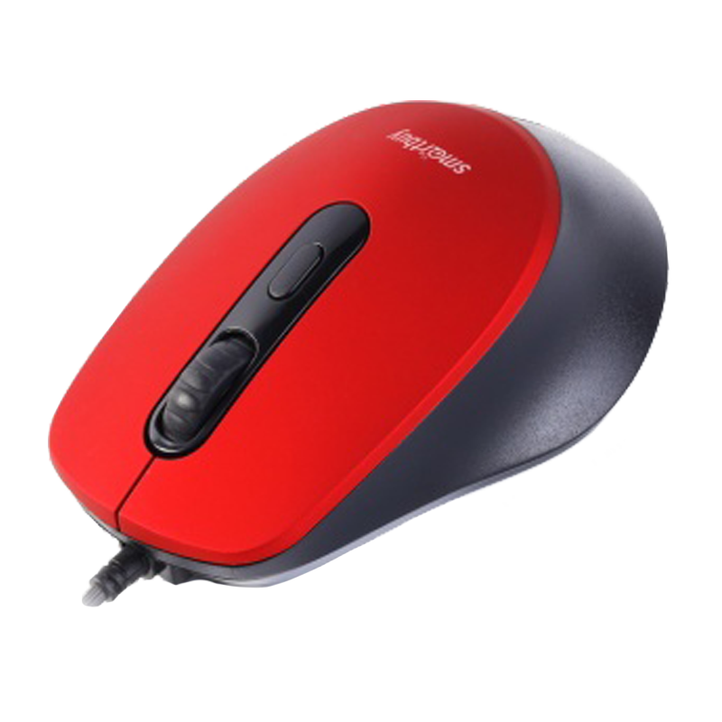 Мышь проводная Smartbuy 265 ONE классическая USB бесшумная красный (1/40)