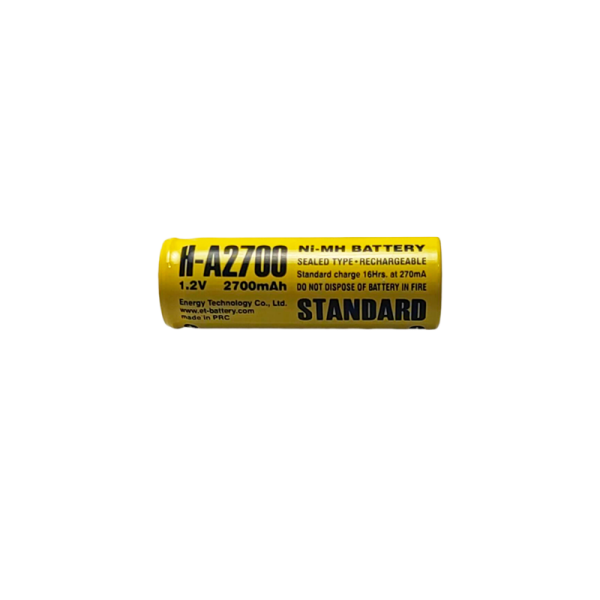 Аккумулятор ET H-A2700 17.0*50.0, 1.2В, 2500мАч, Ni-MH