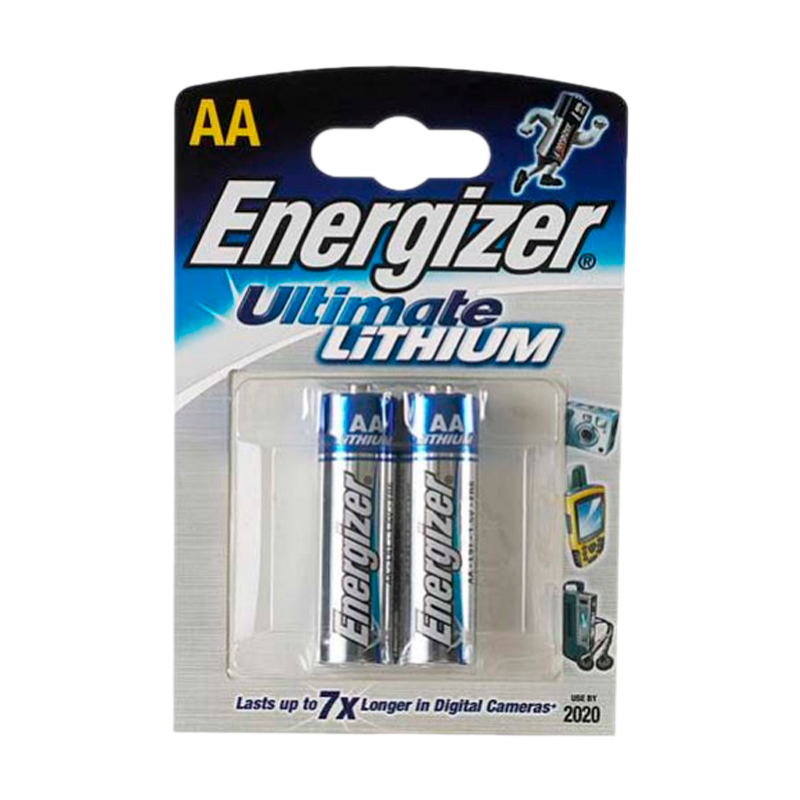 Батарейка Energizer Ultimate FR6 AA BL2 Lithium 1.5V (2/24)