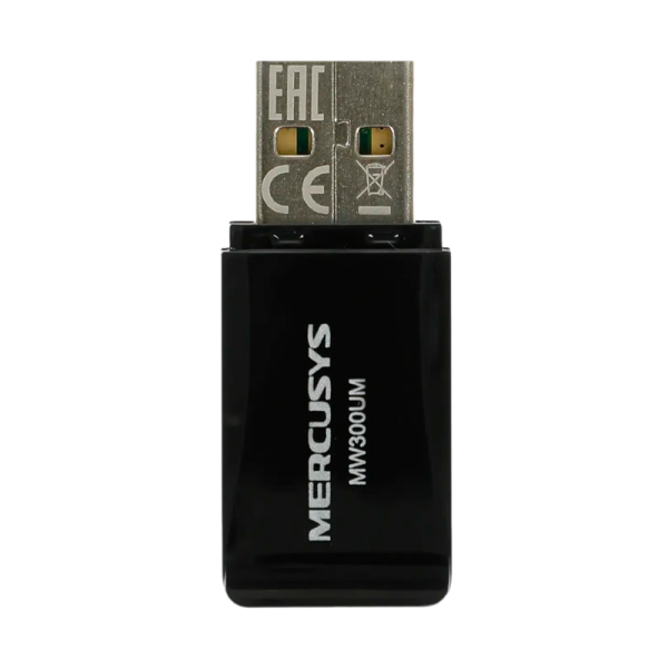 Wi-Fi адаптер Mercusys MW300UM 300Мбит USB 802.11