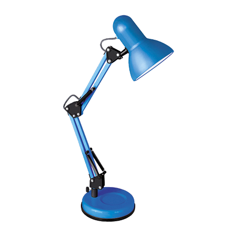Светильник настольный Camelion KD-313 60W 230V E27 на основании синий (1/6)