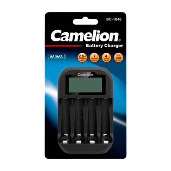 З/У для аккумуляторов Camelion BC-1046 AA/AAA 4 слота (1/16/32)