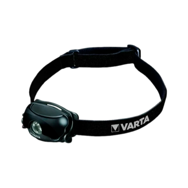 Фонарь налобный Varta HEADLIGHT 1LED от батареек (13630) черный