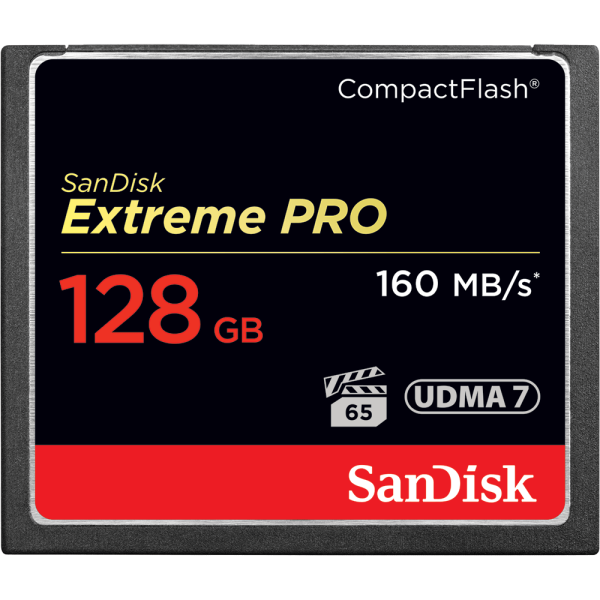 Карта памяти CF SanDisk Extreme Pro 128GB 1067x 160 МБ/сек UDMA 7